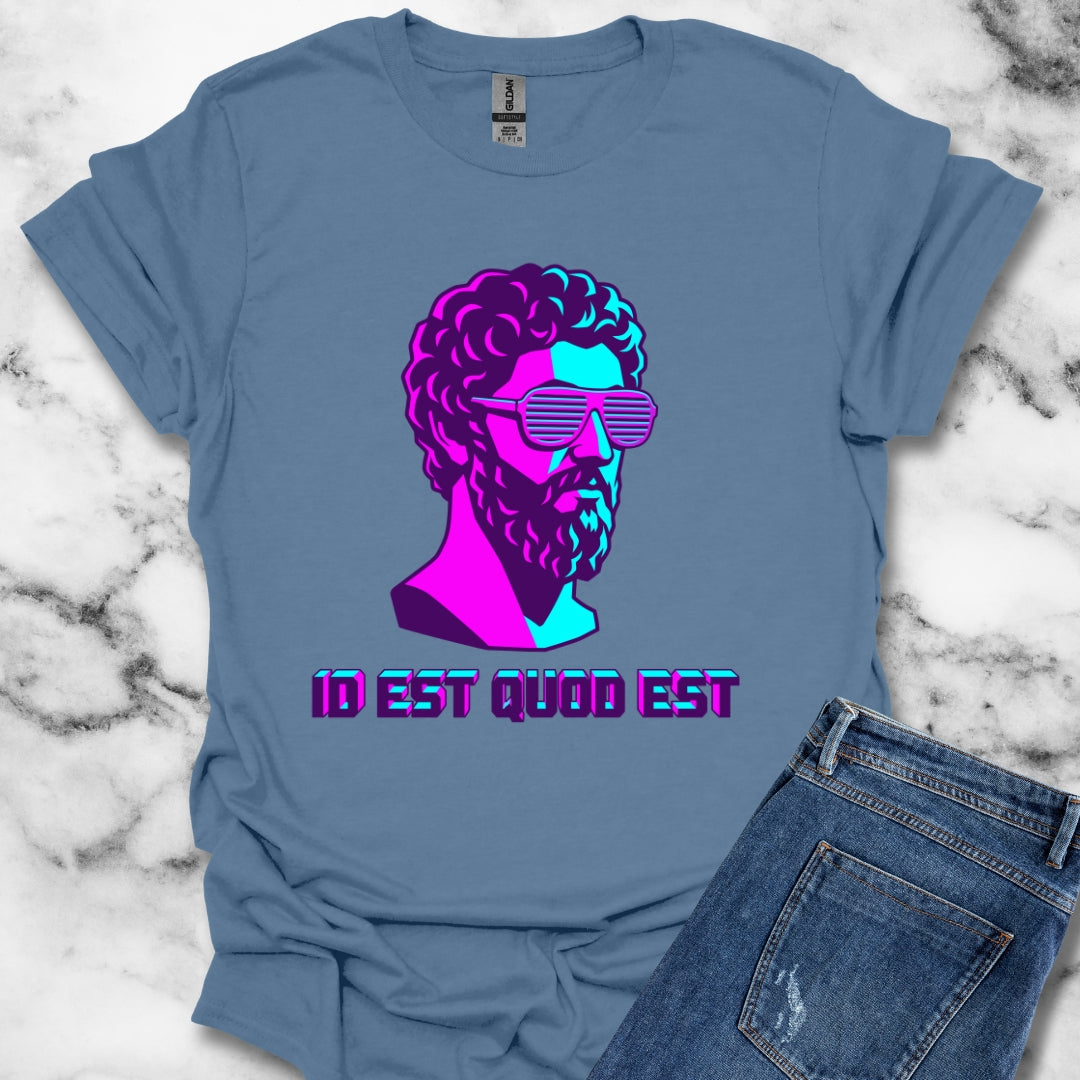 Vaporwave Aurelius It Is What It Is Latin Quote T-Shirt