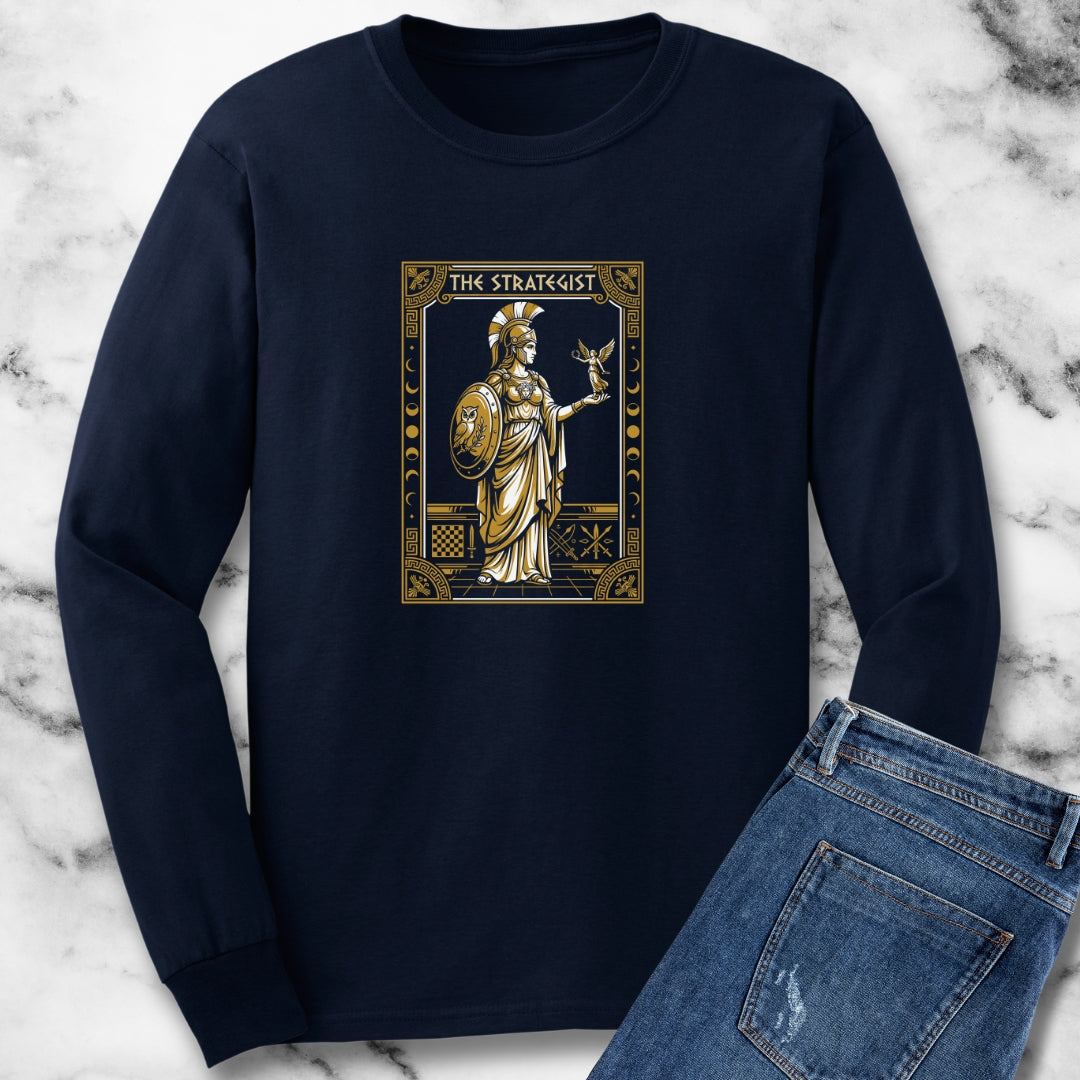Athena Strategist Tarot Long Sleeve Tee