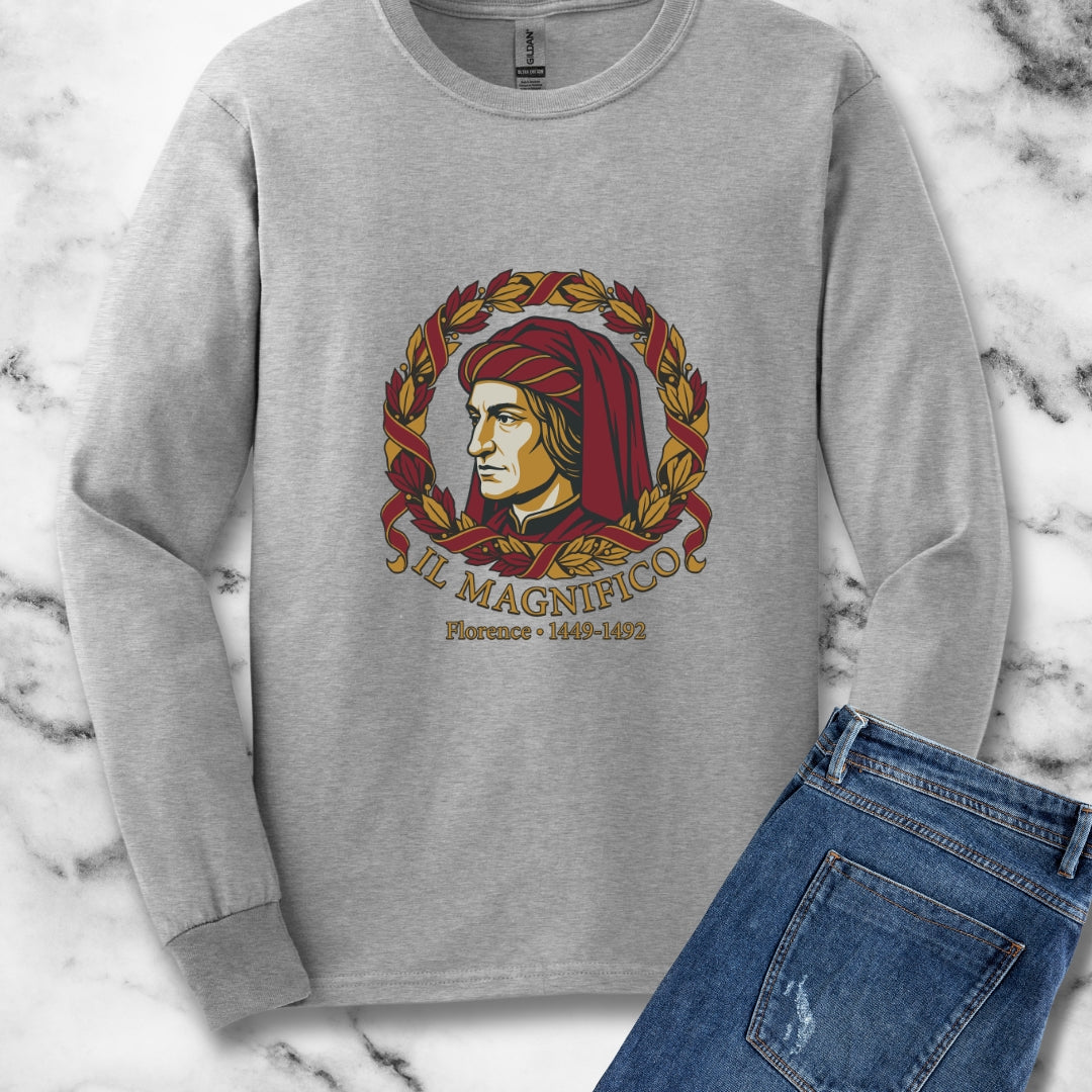 Lorenzo De Medici Il Magnifico Long Sleeve Tee