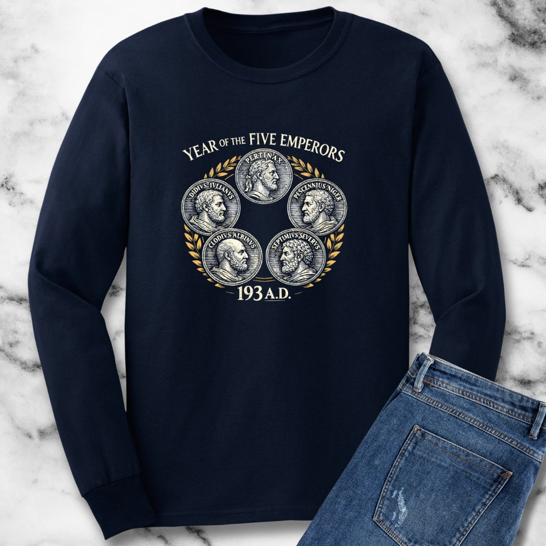 Year of the 5 Emperors Septimus Severus Unisex Long Sleeve Tee
