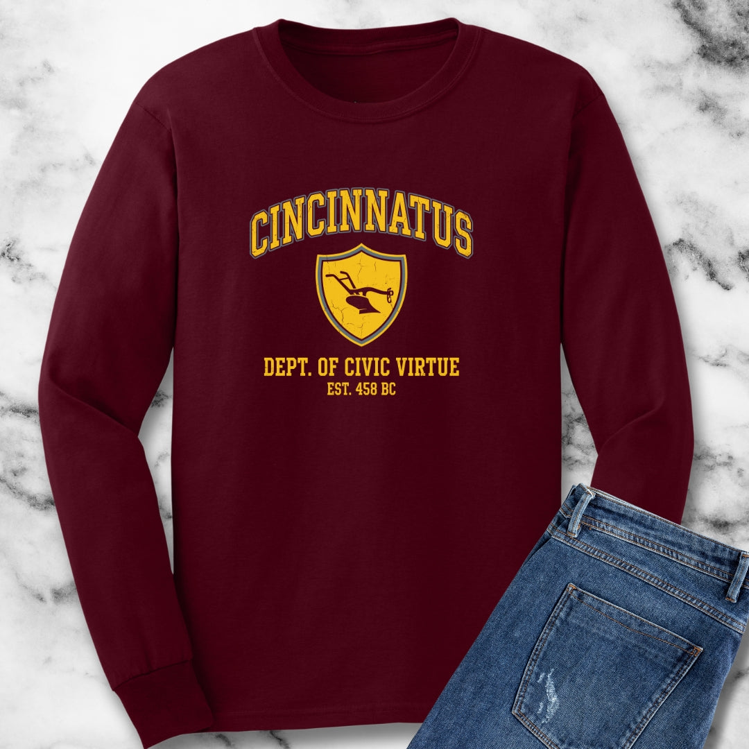 Cincinnatus Return to Plough Long Sleeve Tee
