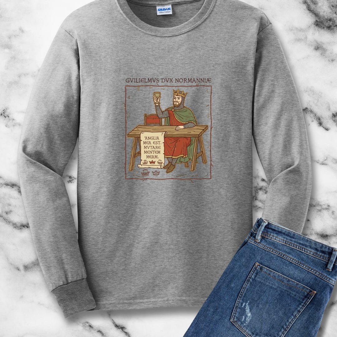 William Conqueror England is Mine Long Sleeve Tee
