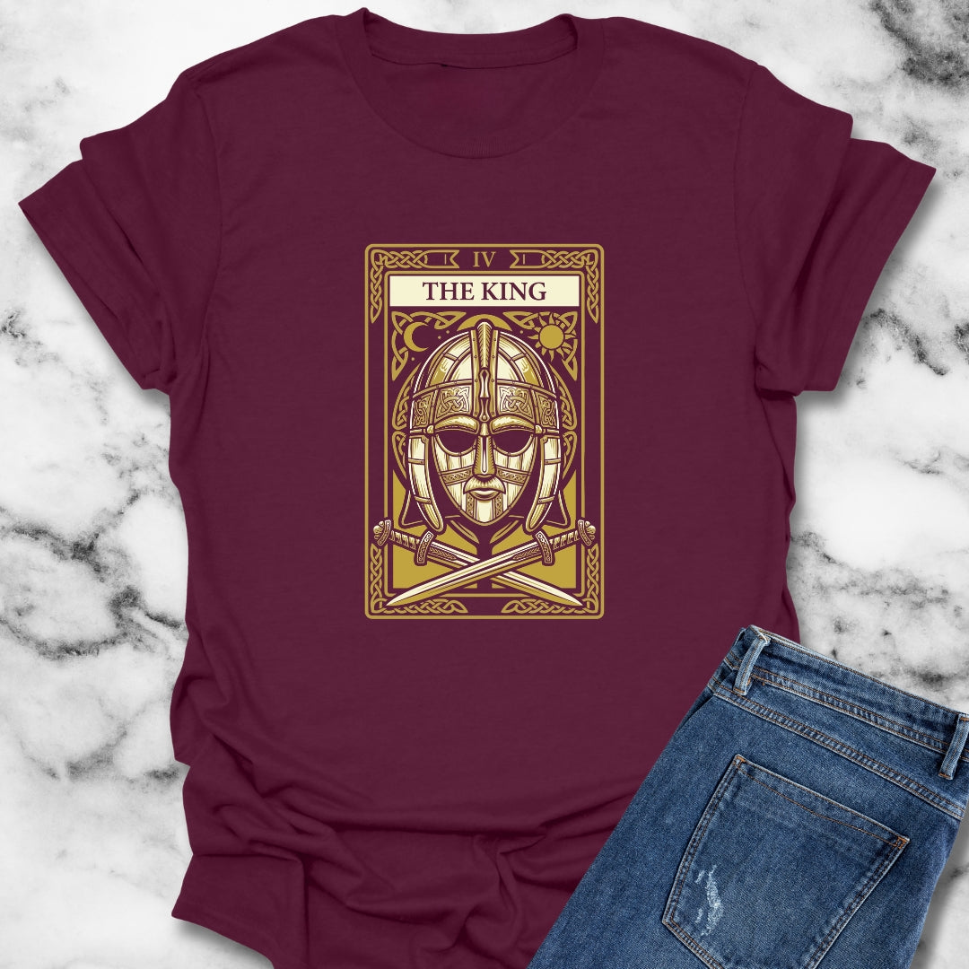 Sutton Hoo Saxon King Tarot T-Shirt
