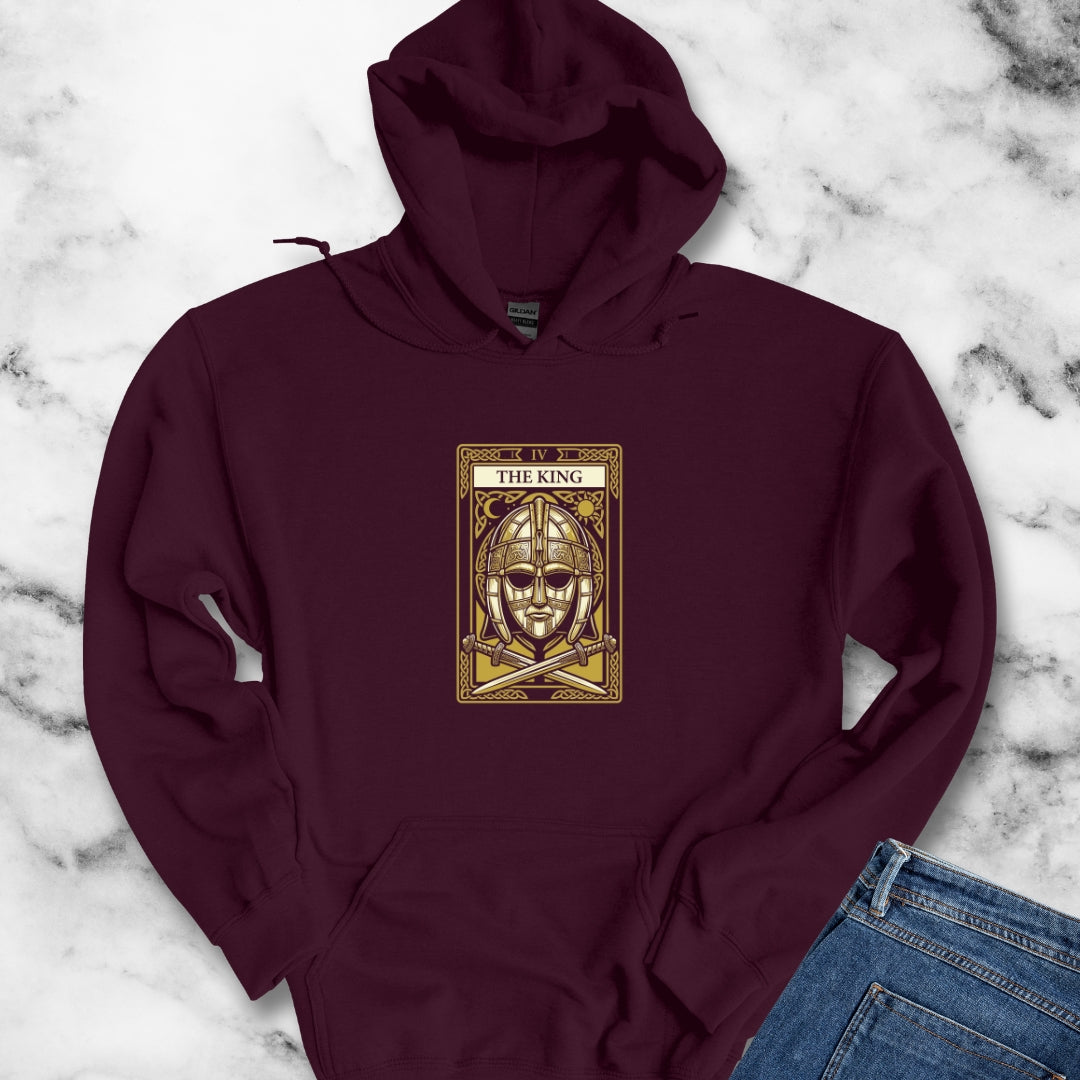 Sutton Hoo Saxon King Tarot Hoodie