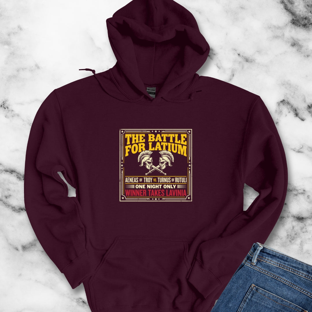 Aeneas Battle for Latium Hoodie
