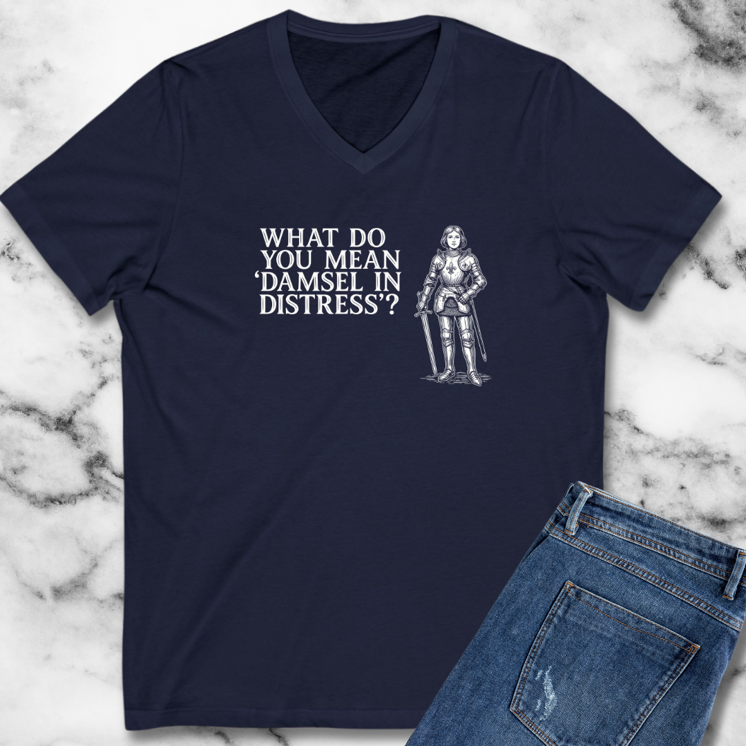 Joan of Arc Damsel in Distress V-neck