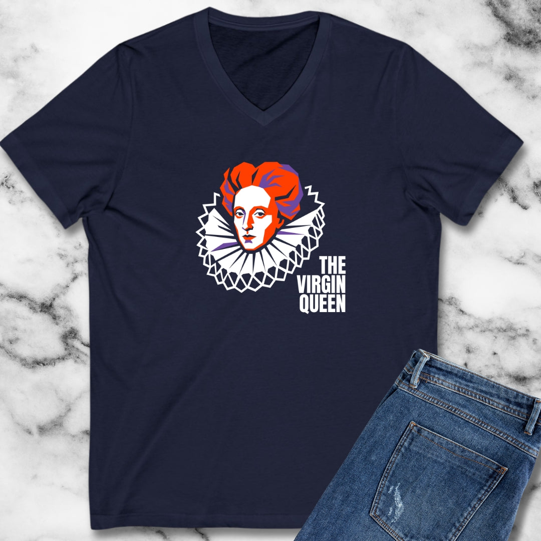 Queen Elizabeth I Virgin Queen V-Neck