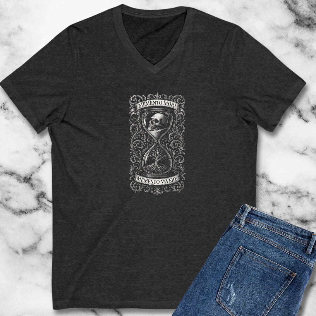 Memento Mori Memento Vivere V-Neck