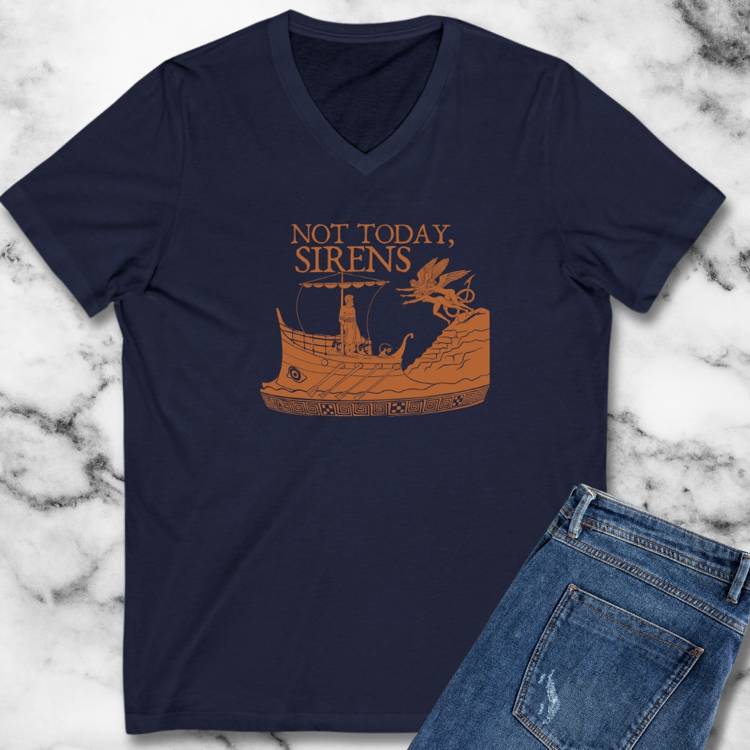 Not Today Sirens V-Neck