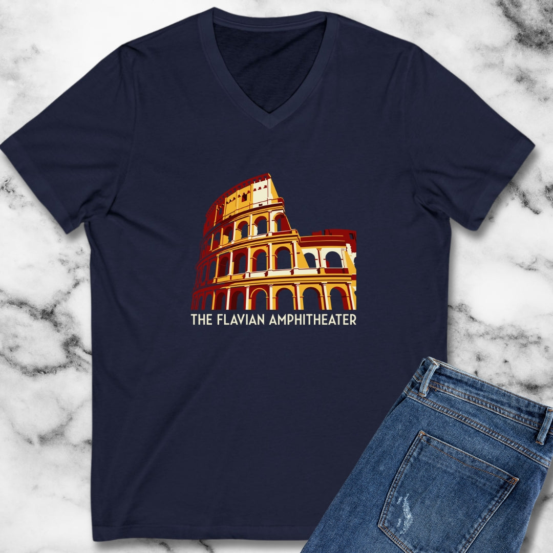 Colosseum Flavian Amphitheater V-Neck