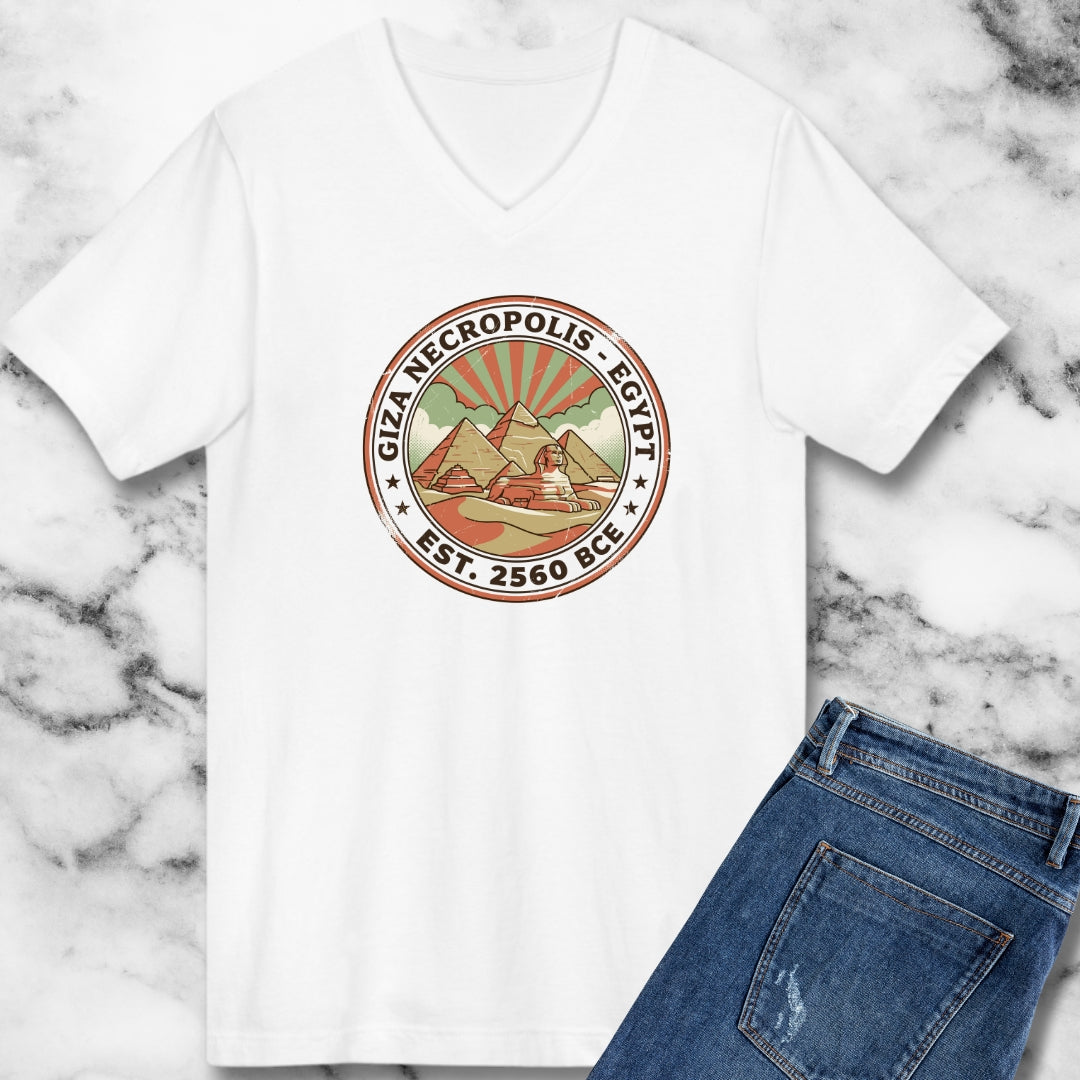 Giza Pyramids Necropolis V-neck