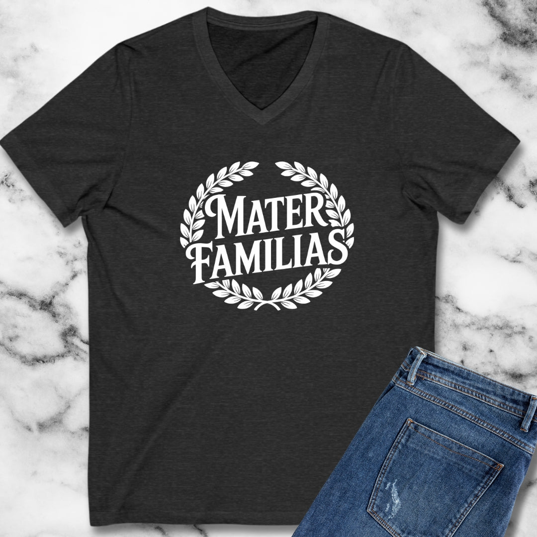 Mater Familias Mother Latin V-neck
