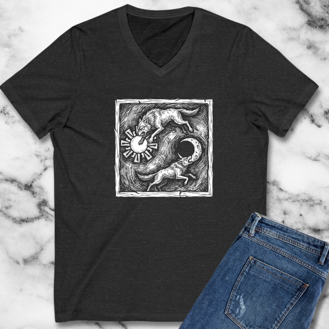 Sköll & Hati the Devourers V-neck