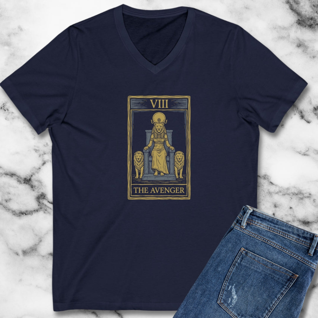 Sekhmet Avenger Tarot V-neck