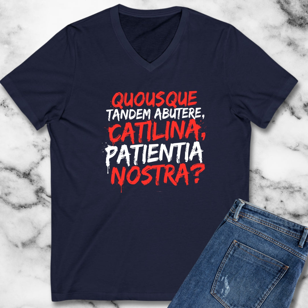 Cicero First Speech Against Catiline Conspiracy V-Neck