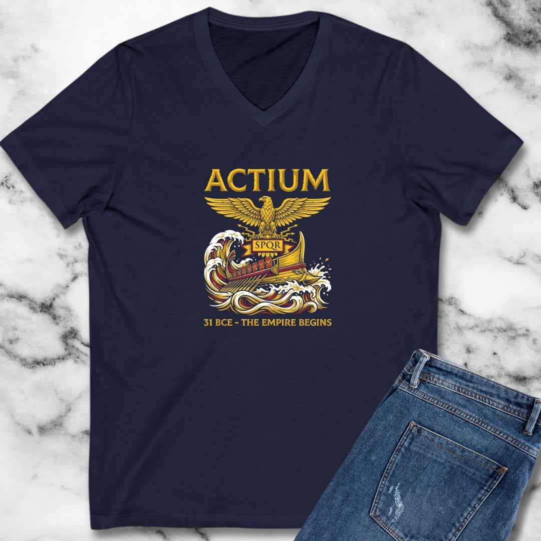 Battle of Actium Empire Begins V-Neck