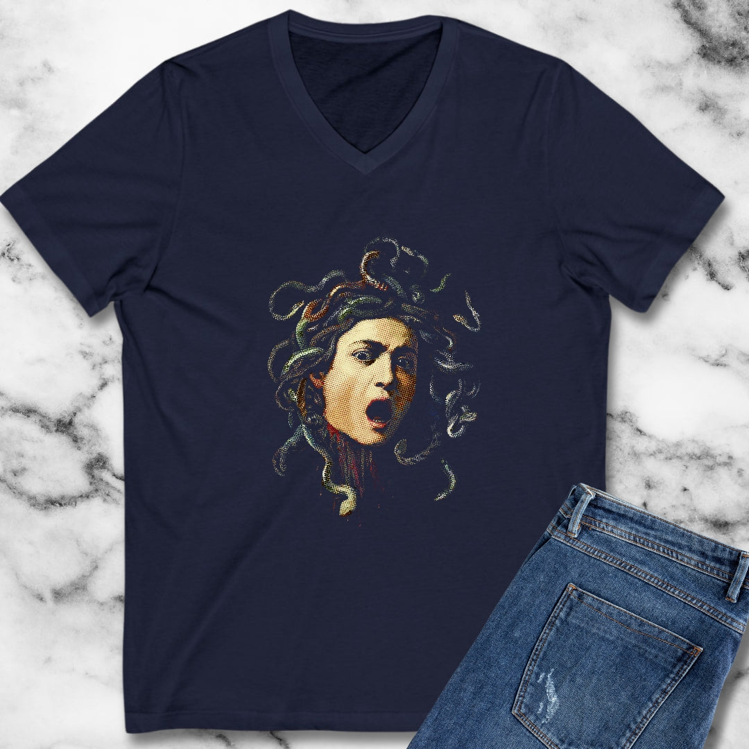 Caravaggio's Medusa V-Neck