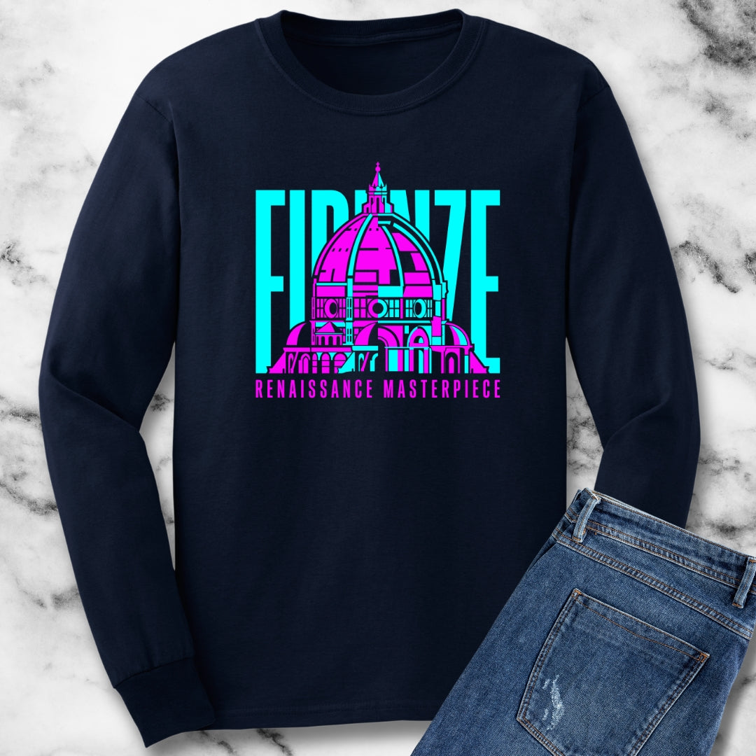 Brunelleschi's Dome Firenze Masterpiece Long Sleeve