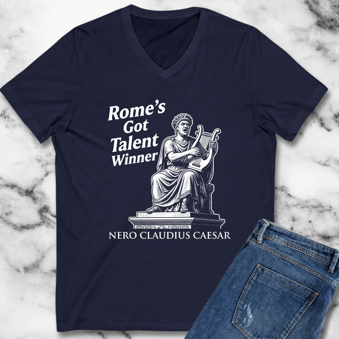 Emperor Nero Rome's Got Talent Winner V-Neck