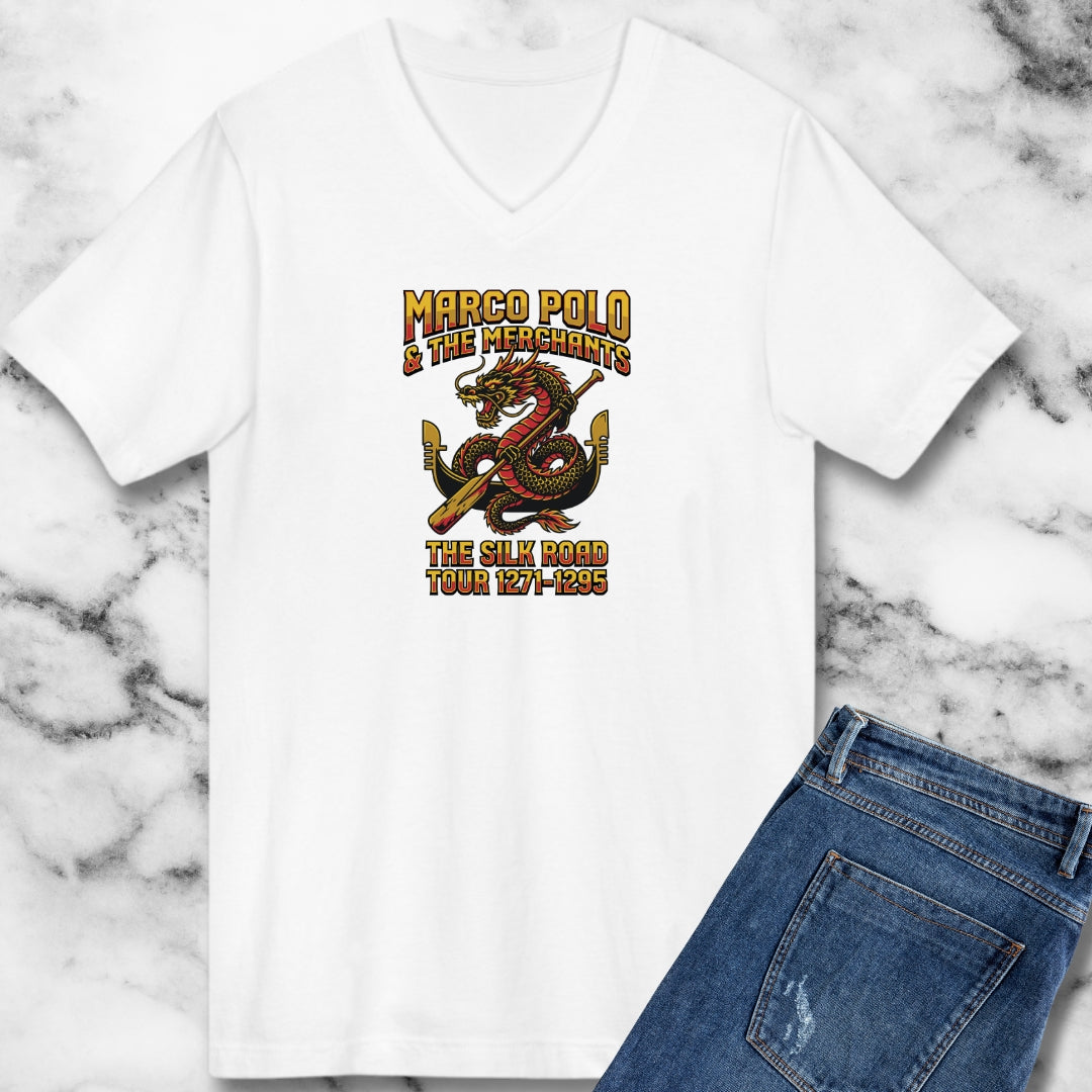 Marco Polo Silk Road Tour V-neck Tee
