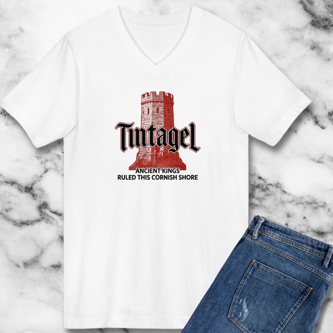 Tintagel Castle Ancient Kings V-neck