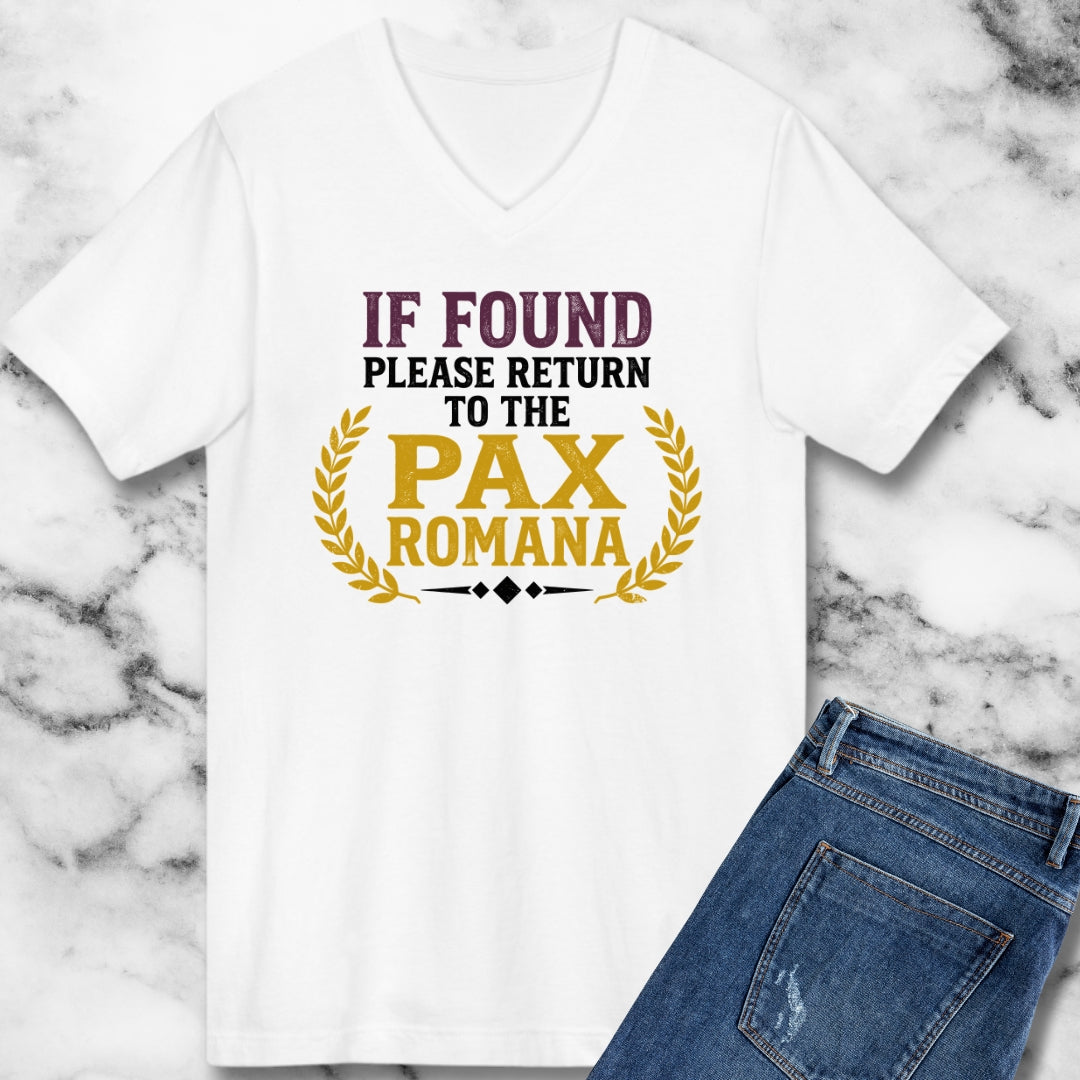 If Found Return to Pax Romana Era V-neck