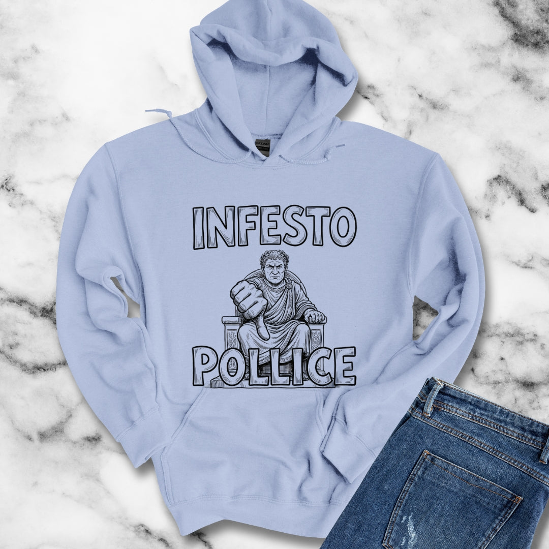Infesto Pollice Hostile Thumb in Latin Hoodie
