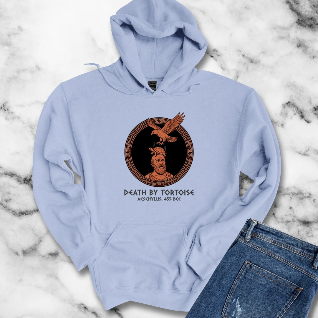 Aeschylus Death By Tortoise Hoodie