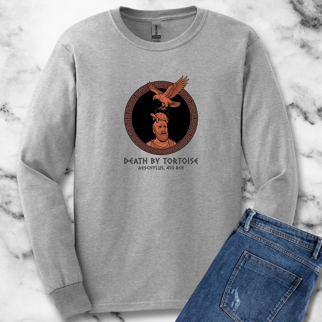 Aeschylus Death By Tortoise Long Sleeve