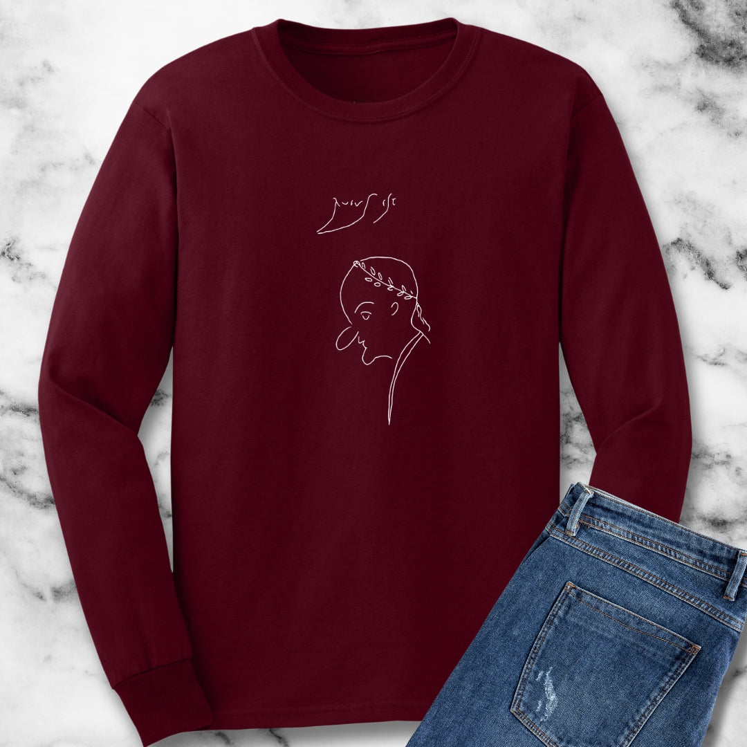 Rufus Est Pompeii Graffiti Long Sleeve