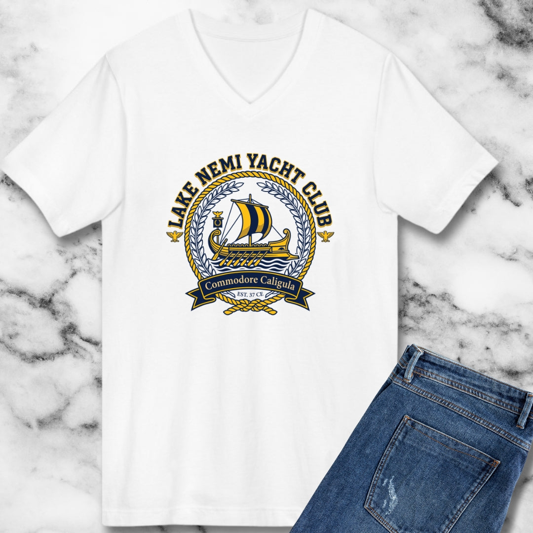 Caligula Pleasure Barge Yacht Club V-neck