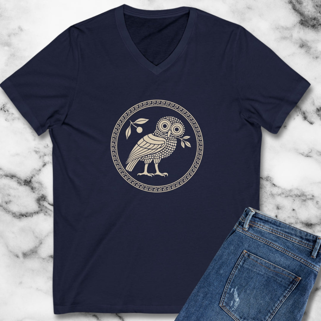 Owl of Athena V-Neck