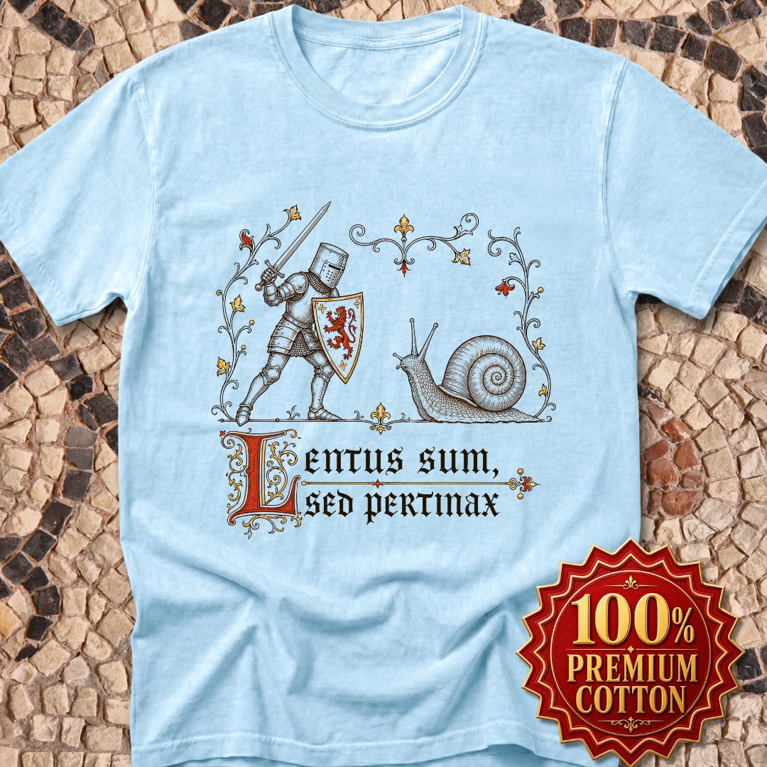 Knight vs Snail Marginalia Premium Tee