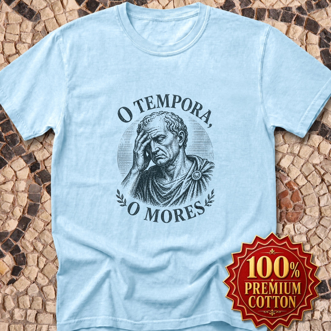 O Tempora O Mores Cicero Quote Premium Tee