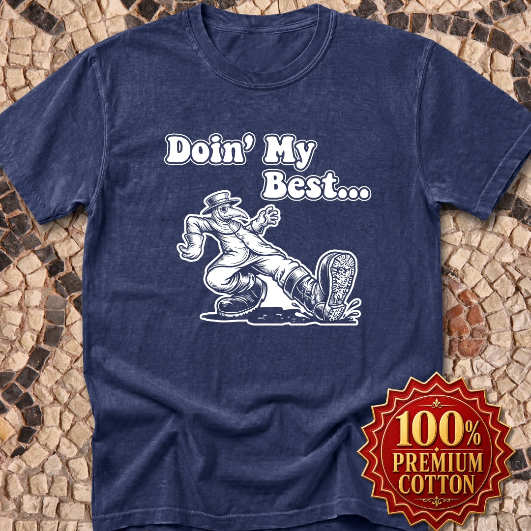 70s Style Plague Doctor Premium Tee