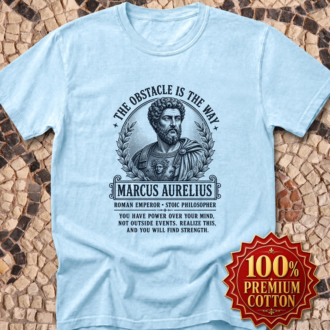 Aurelius Obstacle is the Way Premium Tee