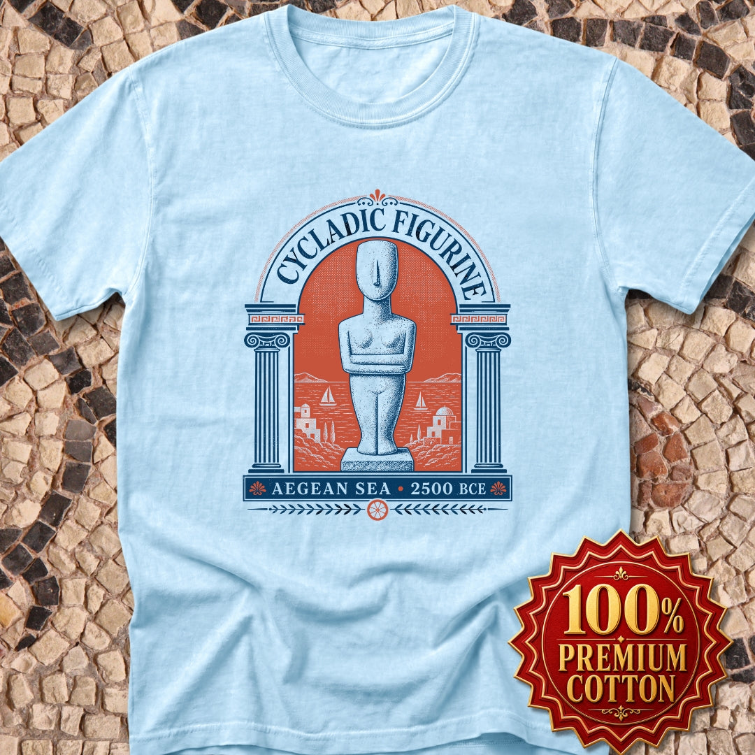 Cycladic Figurine 2500 Aegean Sea Premium Tee