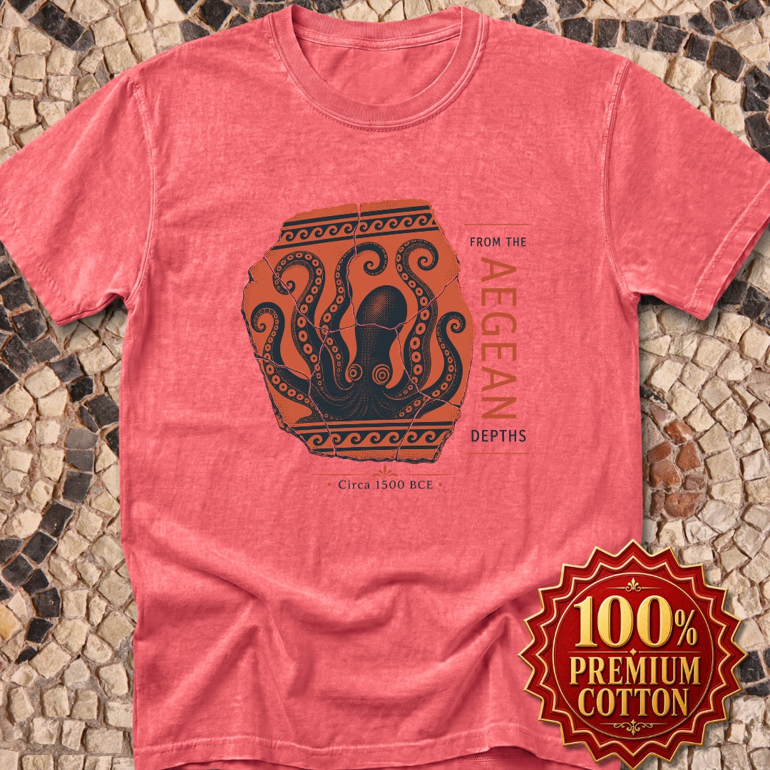 Minoan Octopus Pottery Sherd Premium Tee