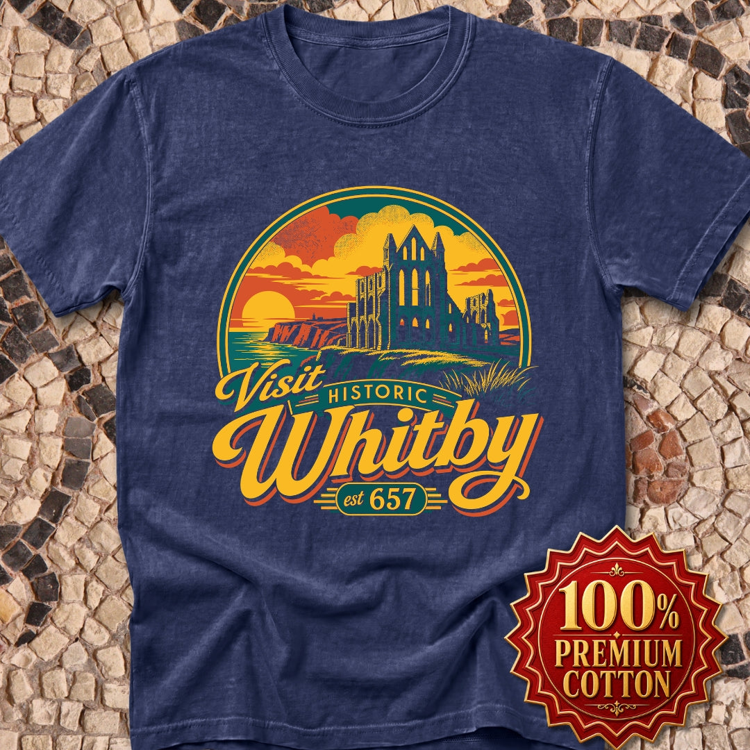 Visit Whitby Abbey Premium Tee