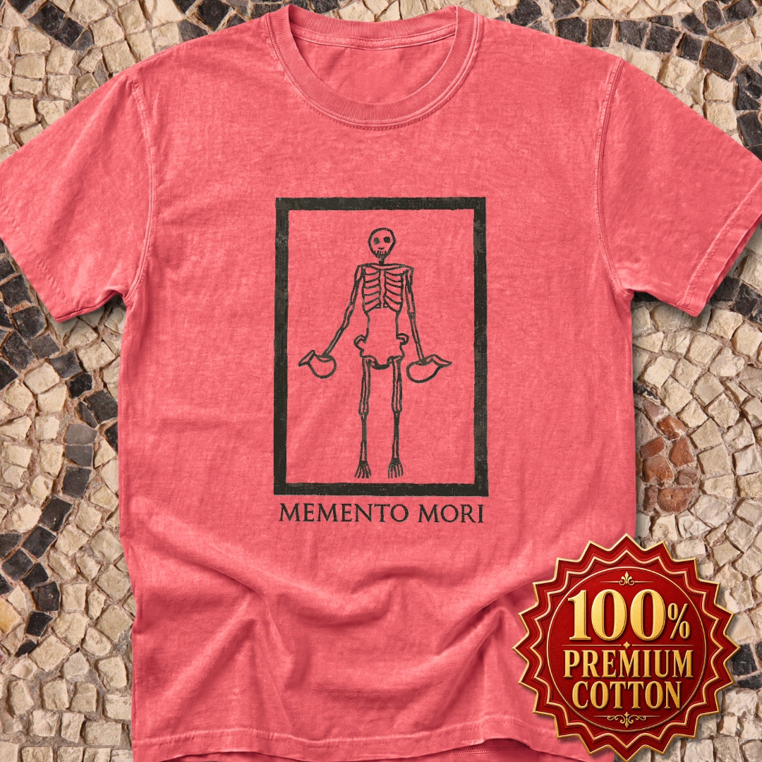 Memento Mori Skeleton Mosaic Premium Tee