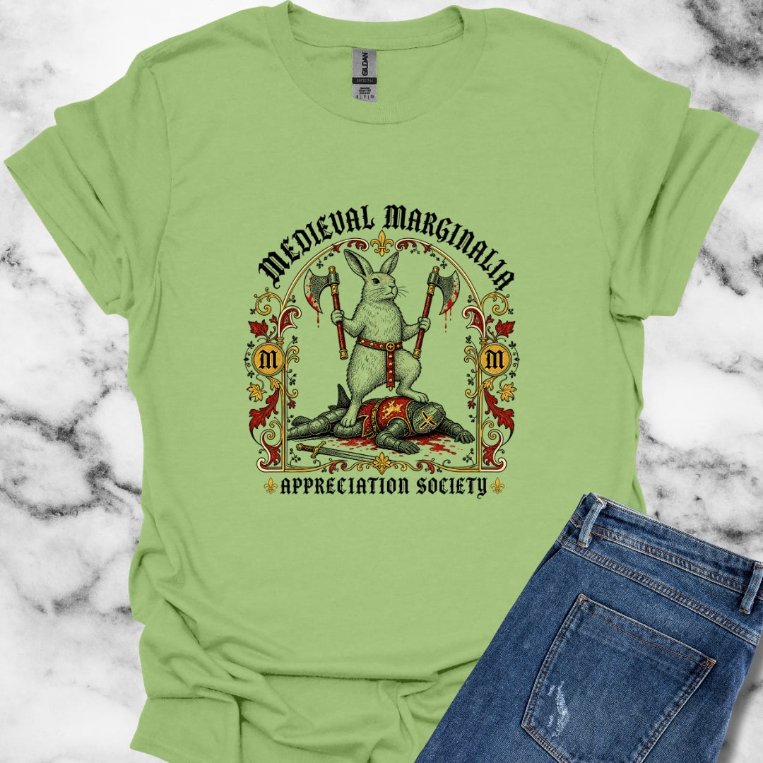Medieval Marginalia Appreciation Society Rabbit T-Shirt