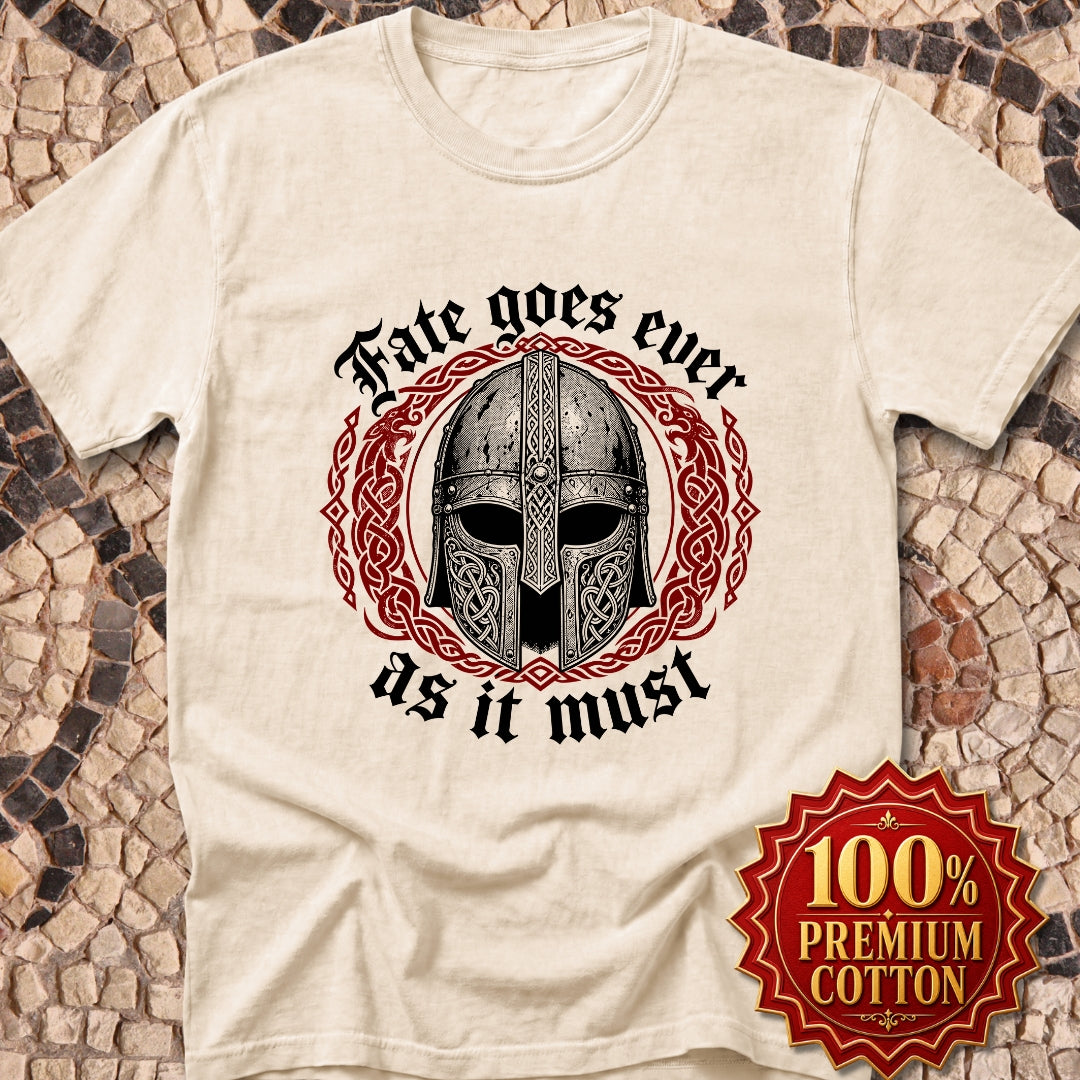 Beowulf Fate Goes As Must Premium Tee