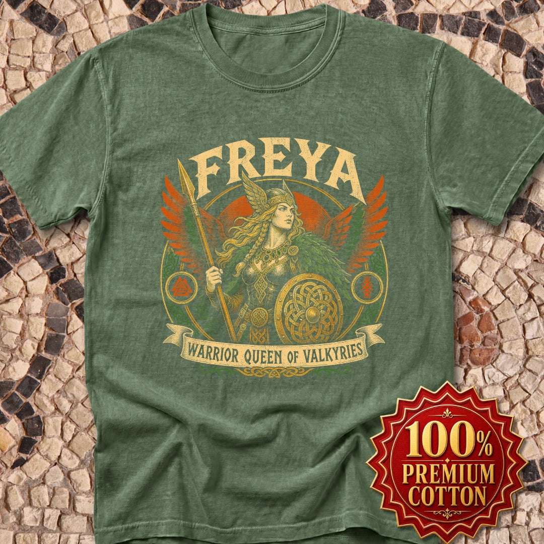 Freya Warrior Queen of the Valkyries Premium Tee