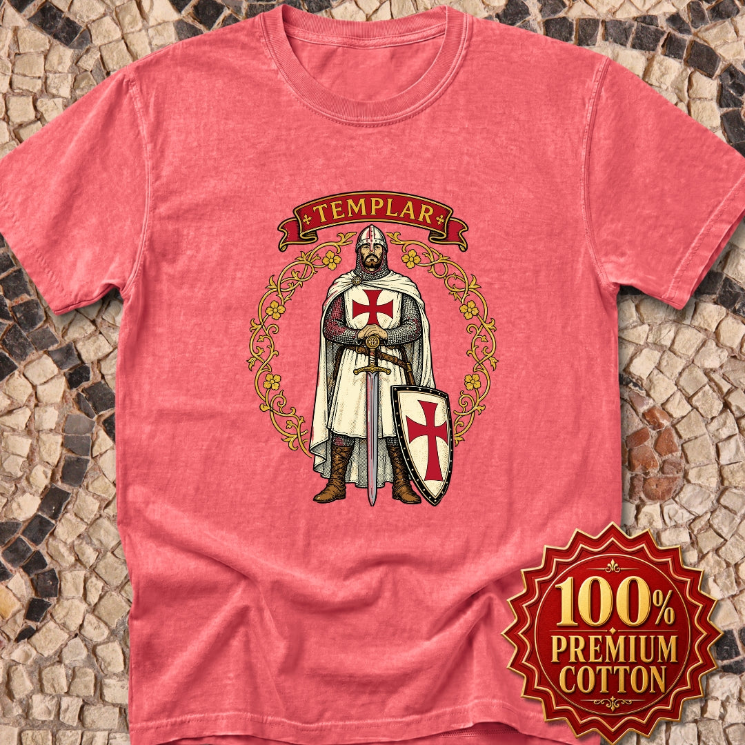 Knight Templar Filigree Premium Tee