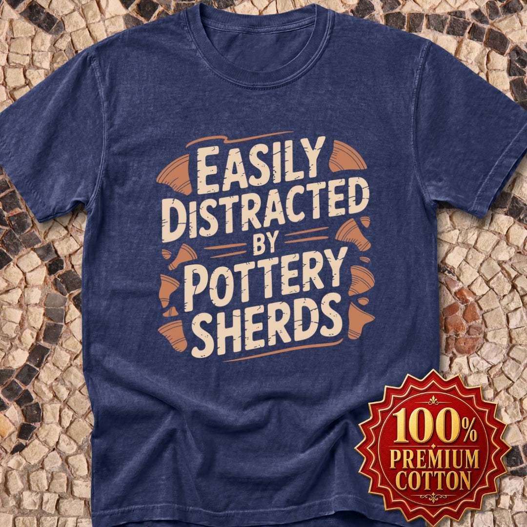 Easily Distracted by Pottery Sherds Premium Tee
