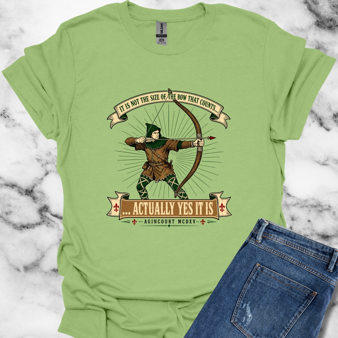 Size of the Bow Agincourt T-Shirt