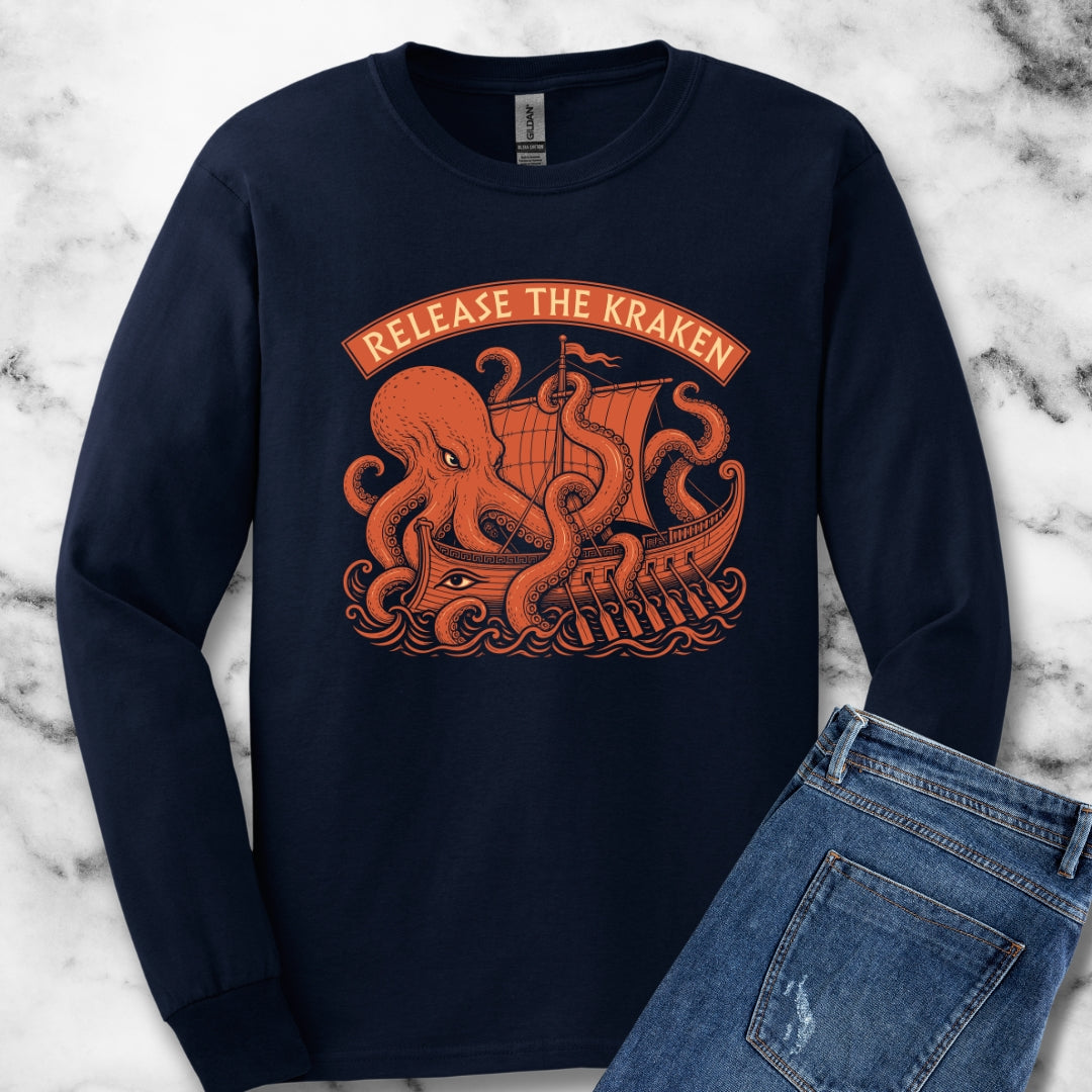 Release the Kraken Unisex Long Sleeve Tee