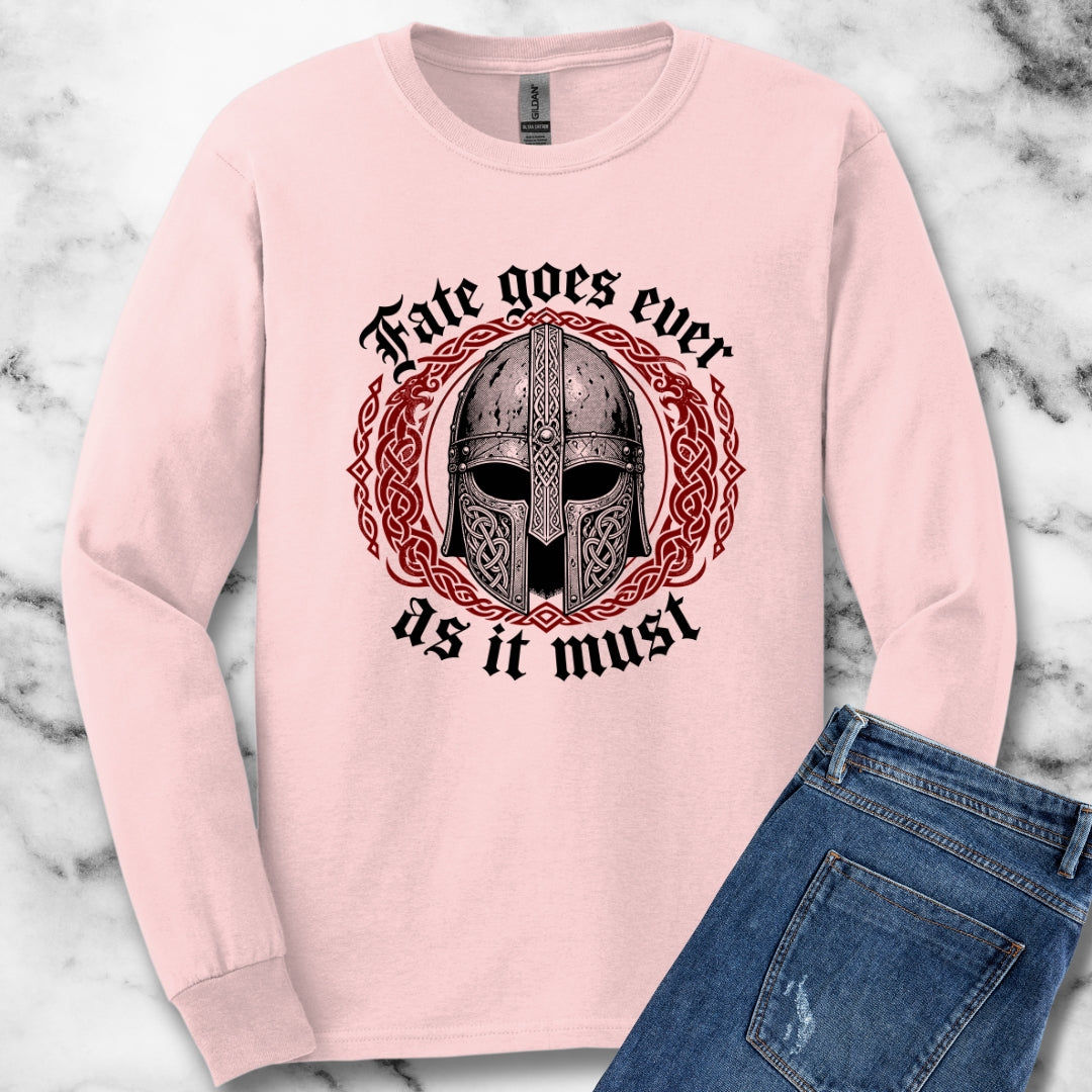 Beowulf Fate Goes As Must Unisex Long Sleeve Tee