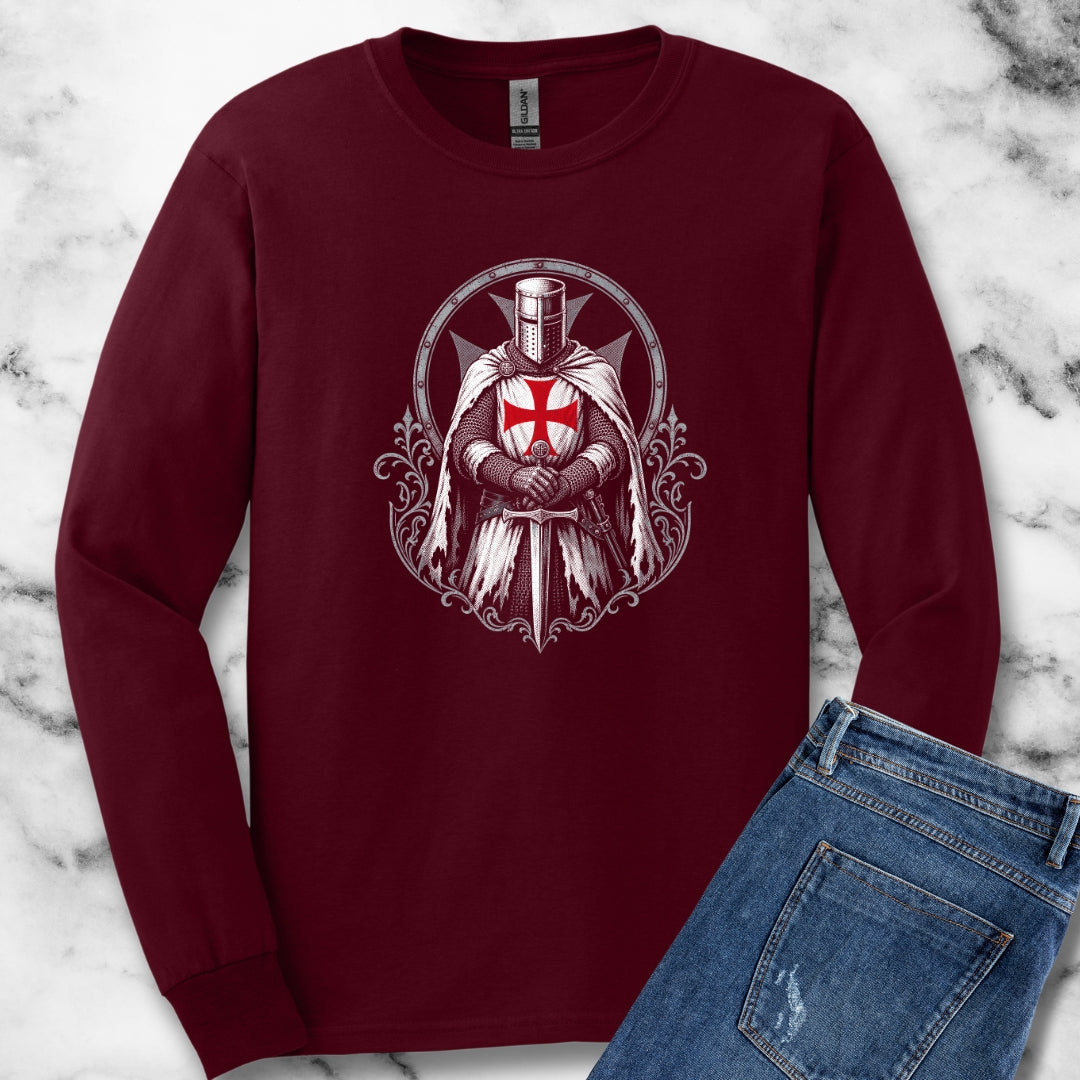 Knight Templar Unisex Long Sleeve Tee