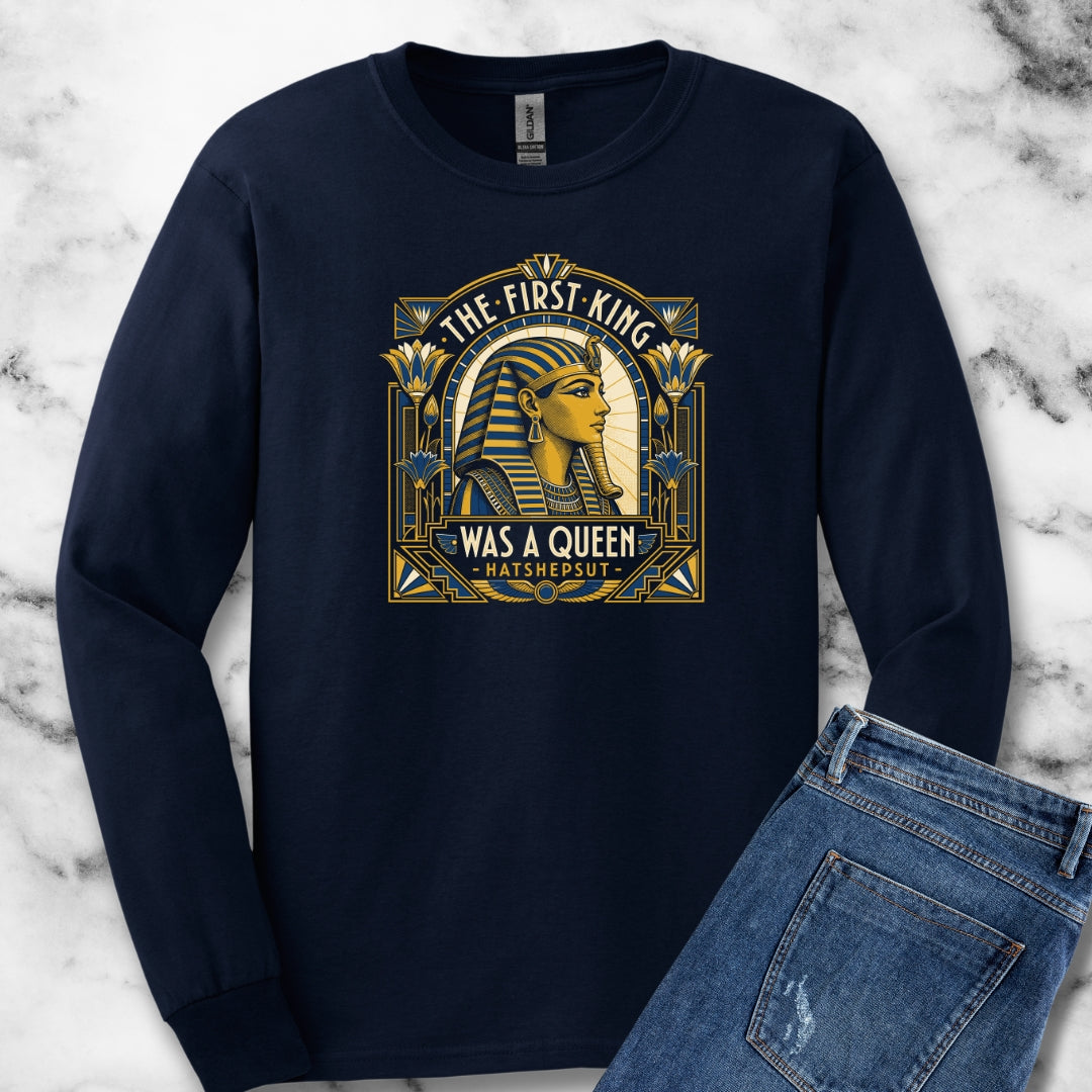 Hatshepsut First King of Egypt Unisex Long Sleeve Tee